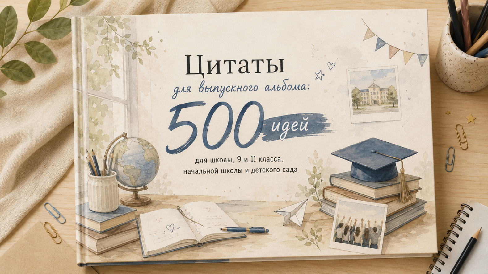 Цитаты для выпускного альбома: 500 идей — для школы, 9 и 11 класса, начальной школы и детского сада